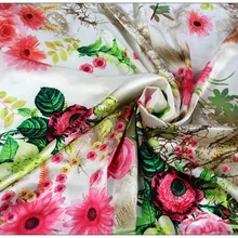 Шелковый Гладкий креп-сатин, шелк, атласная шелковая ткань, платье cheongsam, дизайнерская ткань, гладкая, яркая и высококачественная