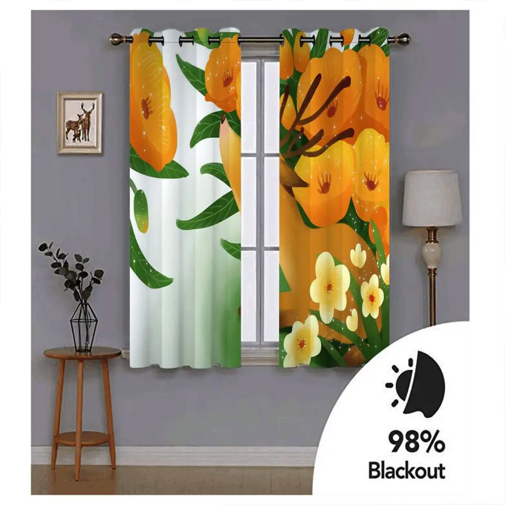 Желтые шторы на заказ 3d новое окно балкон утолщенное лобовое стекло затемненные