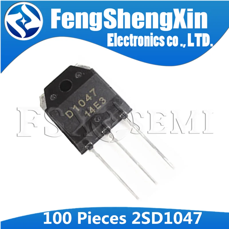 100 шт./лот новые 2SD1047 D1047 Силовые транзисторы TO-247 | Электронные компоненты и