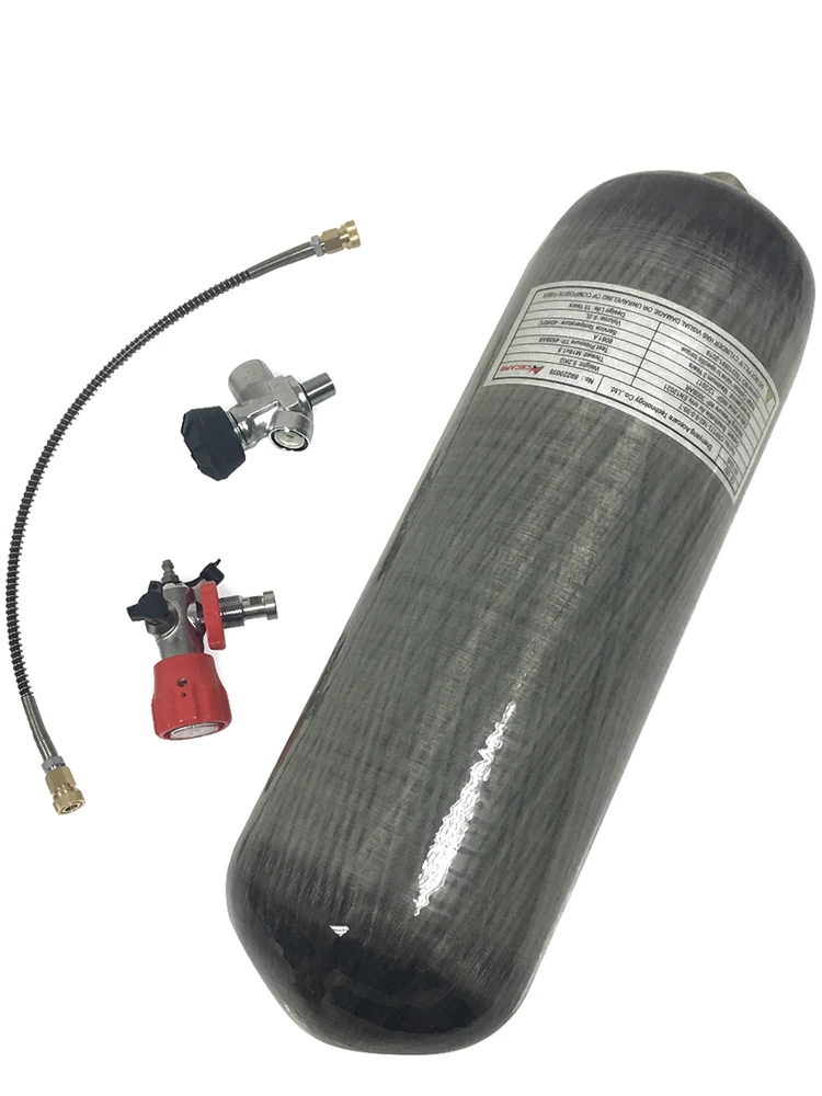 9LCE X DZX AC109301 Acecare 9L HPA баллон сжатого воздуха ВВС Кондор клапан Pcp винтовка пневматическая винтовка цилиндр Co2 Пейнтбол воздушный гранулятор пистолет - Цвет: 9LCE X DZX
