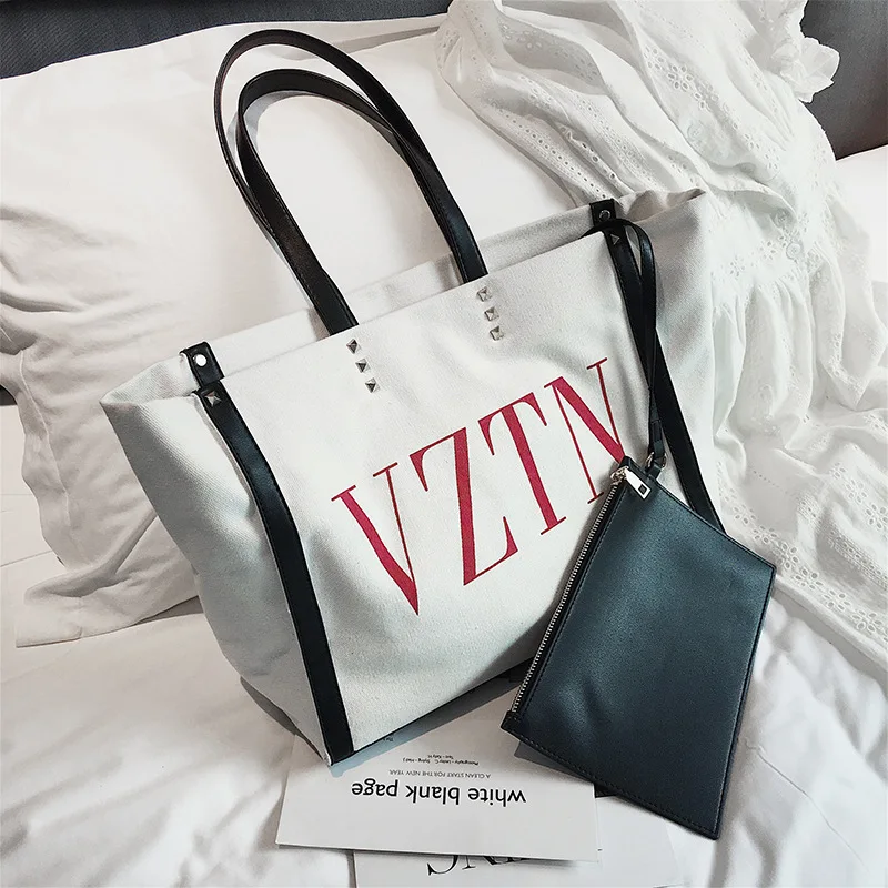 

Laziness sail bu Big Bag Women's 2018 New Style Autumn WOMEN'S Bag Trendy Letters One-Shoulder Handbag Fashion Different Size Ba