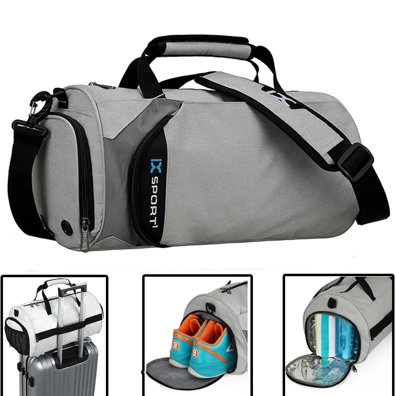 Men Gym Bags For Fitness Training Outdoor Travel Sport Bag Multifunction Dry Wet Separation -40 | Спорт и развлечения