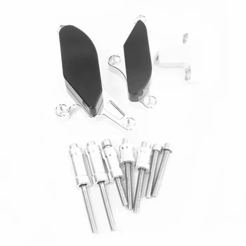 

CNC Engine Stator Cover Slider Protector Set For Kawasaki Ninja ZX10R 2008 2009 2010 Black
