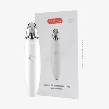 

Electric Vacuum Pore Cleaner Blackhead Remover Facial Cleanser Safe Comfort Soft Gentle Cleaning Beauty Tool For Women Men
