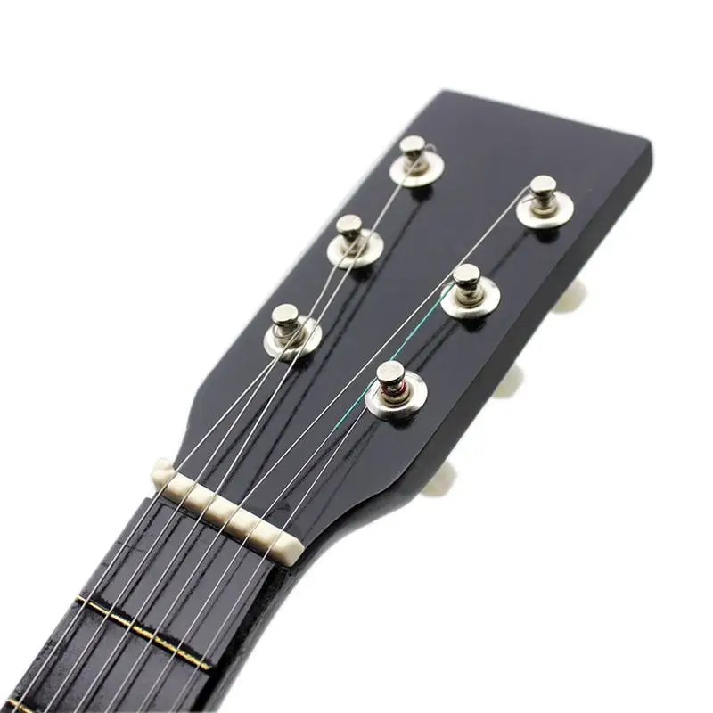 IRIN Mini 23 дюймов липа 12 Лады 6 струнная акустическая гитара с медиатором и струнами для детей/начинающих(черный