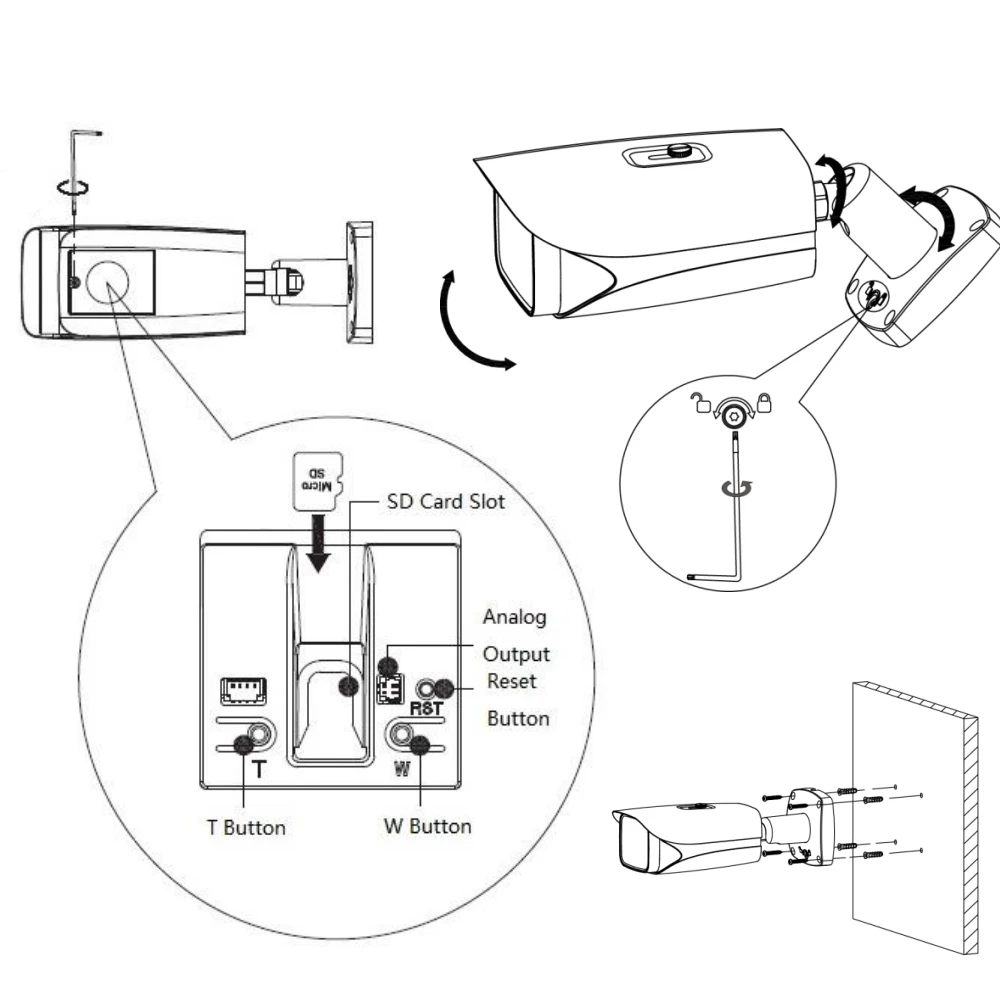 Оригинальная ip-камера Dahua bullet IPC-HFW5241E-ZE Pro AI 5X ZOOM POE SD Slot Alarm Aduio I/O H.265 IP67 IK10 50M IR Zoom