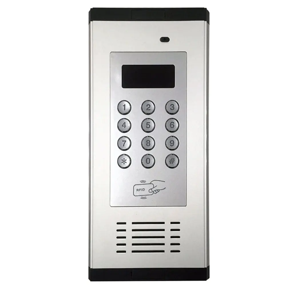 Portão de bloqueio sem fio, Intercom Switch, 4G GSM, 13.56MHz, IC, RFID, Access 200 Usuários, Apartamento e Villa