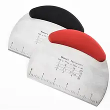 1 шт из нержавеющей стали тесто резак слайсер со шкалой кухня гаджет для дома кухня(красный/черный+ серебро