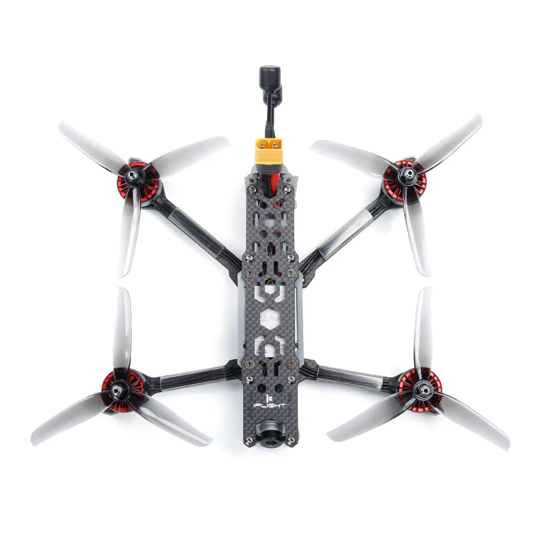 IFlight TITAN DC5 5 дюймов 222 мм 4S/6s HD FPV гоночный Дрон BNF SucceX-D F7 50A стек XING-E 2207/2450 кв мотор от вертолета игрушка