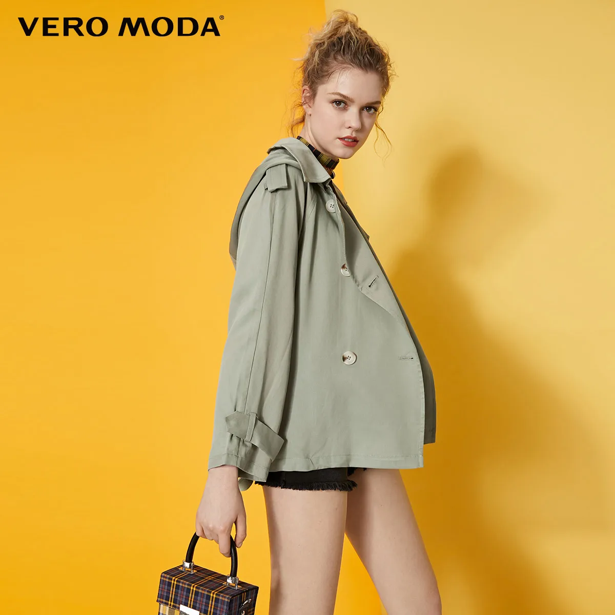 Vero Moda женский тонкий Тренч с капюшоном | 319117506