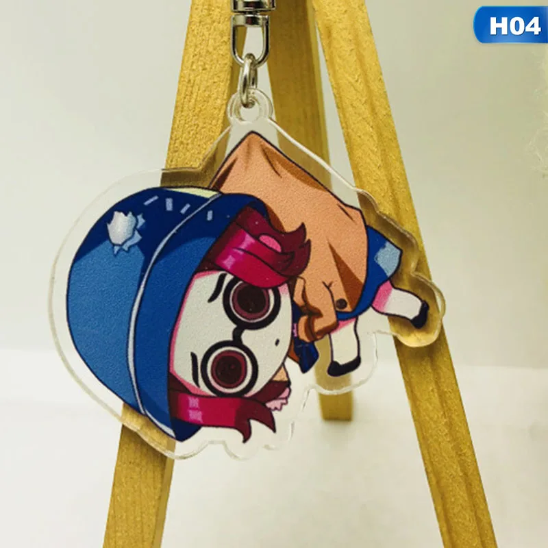 H04 Popular Games Identity V Keychain Character Pendant Transparent Acrylic Key Chain Carchain Bag Hanging Jewelry Fans Gift - Цвет: H04