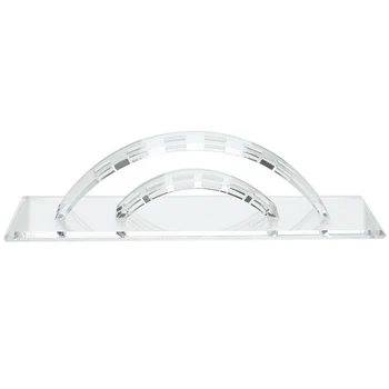 

Large Capacity Storage Acrylic Home Transparent Eyelash 6 Holes Practical Desktop Rack Bathroom Display Stand Tweezers Holder