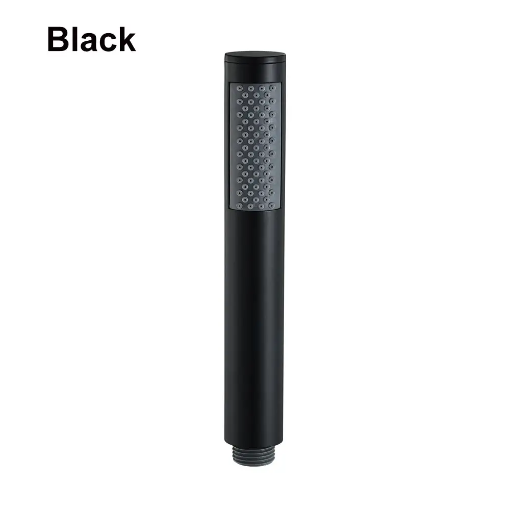 Black Color Латунная дождевая ручная душевая головка из розового золота для ванной комнаты дождевой Душ водосберегающий опрыскиватель ручной душ - Цвет: Black Color