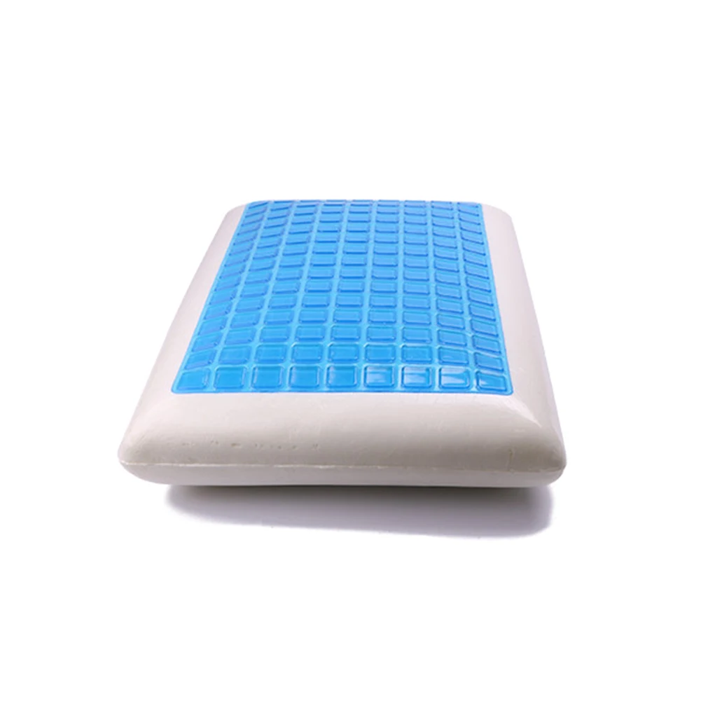 подушка ортопедическая гелевая "gel infused 200". охлаждающая подушка для сна. охлаждающая подушка. гелевая подушка. ортопедическая cool gel подушка для сна.