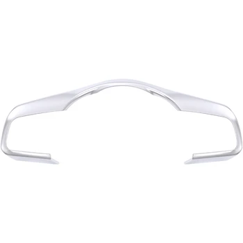 

Car Matt ABS Chrome Steering Wheel Decorative Frame Trim Accessories for XE XF F-Pace F Pace2016 2017