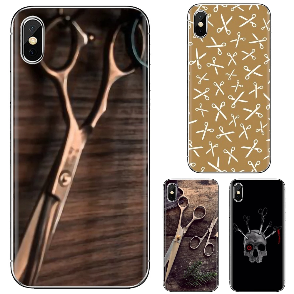 Hair Stylist Scissors Brush Switch For Huawei P8 P9 P10 P20 P30 P Smart 2019 Honor Mate 9 10 20 8X 7A 7C Pro Lite Soft Cover Bag | Мобильные