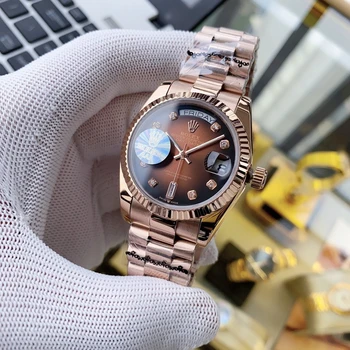 

Rolex- Datelog Series Ladies Men's Automatic Mechanical Watch Stainless Steel Waterproof Casual Watch Gift 197 Orders