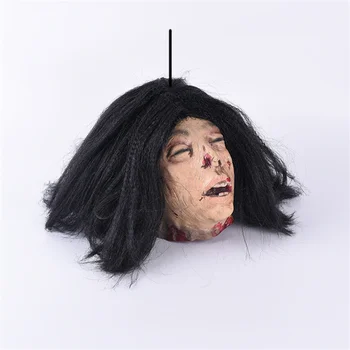 

Bloodier Halloween Arrangement Bar Club Haunted Halloween Hanging Decoration Frighten Head Corpse Scary Prop Party Supplies