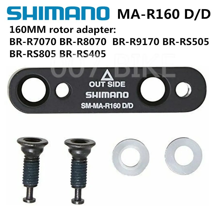 

Shimano Original SM-MA R160D/D Road Brake ROTOR DISC Adapter 160mm SM MA R160 D/D BR R8070 R7070 R9170 RS805 RS505 BRAKE