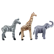 

Jungle Safari Birthday Party Decoration Giraffe Elephant Zebra Inflatable Toy Kids Animal Air Balloon Wild One Birthday Decor