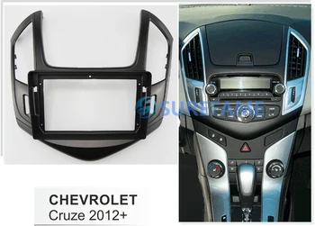 

9 inch Car Fascia Radio Panel for CHEVROLET Cruze 2012+ (Black) Dash Kit Install Facia Console Bezel Adapter 9inch Plate Trim