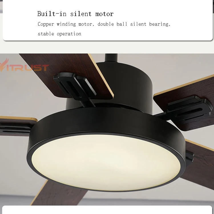 Modern Pendant Fan with Light Kits ceiling fan led ceiling fan lights led fan light Nordic Ceiling Fan Lamp Restaurant Living Room Lamp Office Bar Fan 42 52 inch