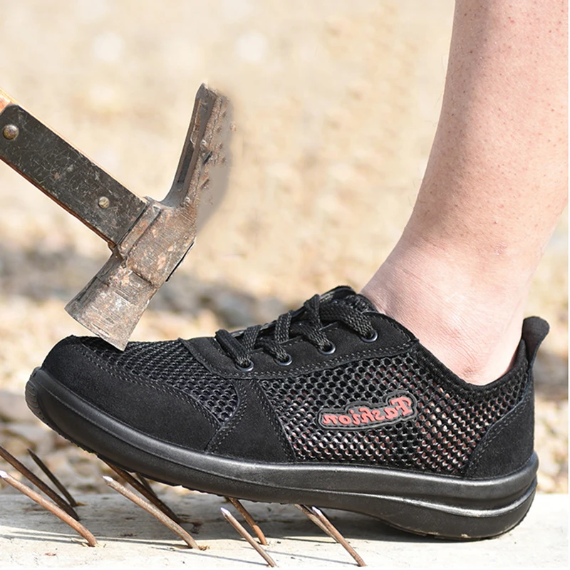 steel toe stylish shoes