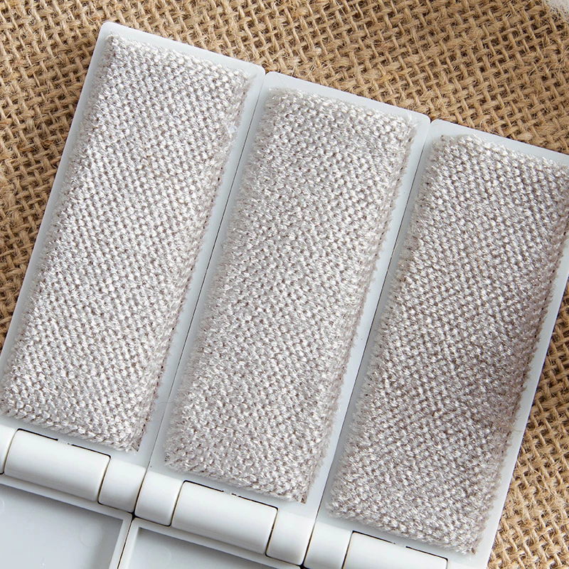 Folding Portable Clothing Sticky Hair Electrostatic Hair Removal Dusting Brush Hair Removal Clothes to Brush Hair Removal Brush