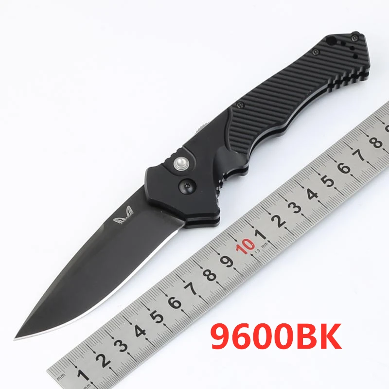 

IWOWN 9600BK D2 blade Aluminum handle folding hunting camp pocket outdoor survival dinner EDC tool tactical kitchen knife