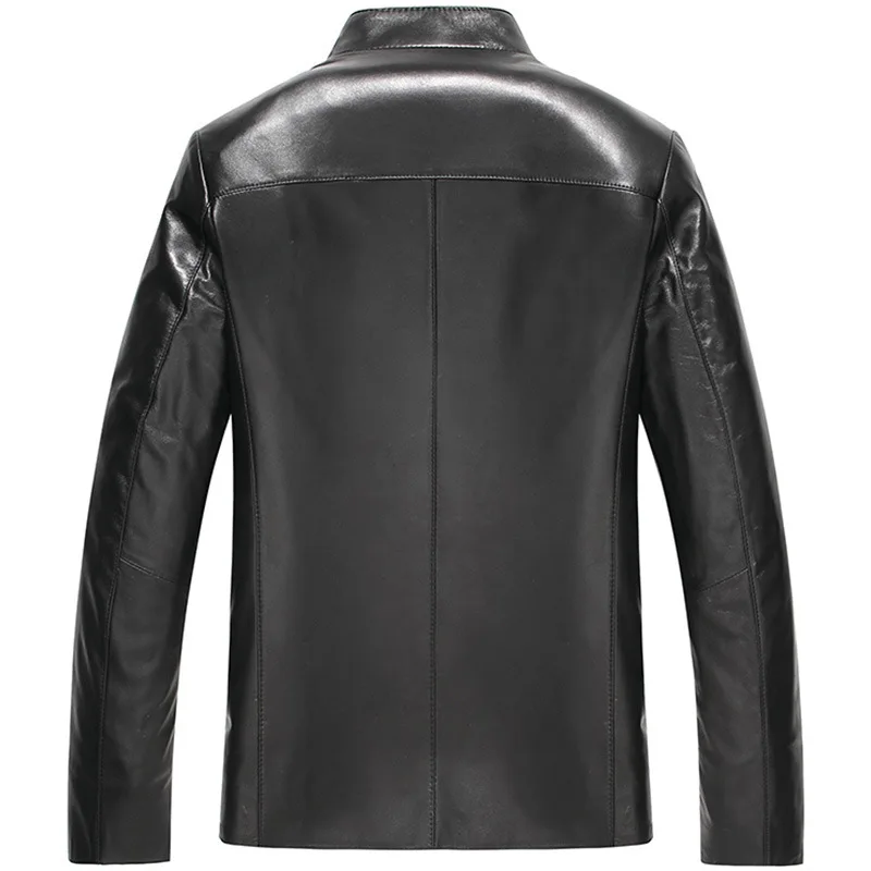 

Men Sheepskin Coat Spring Autumn Motorcycle Jackets Genuine Leather Jacket Men Chaqueta Cuero Hombre 16H9902 YY268