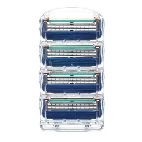 4 шт./упак. Для мужчин бритвенных лезвий для бритья кассеты уход за лицом