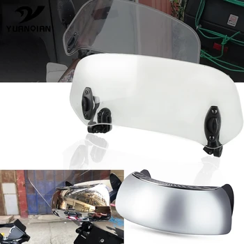 

Motorcycle Risen Adjustable Wind Screen Windshield Spoiler Air Deflector FOR KYMCO Downtown 125 200 300 350i TCS Yager GT 50