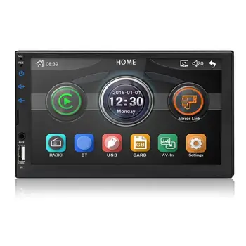 

7inch HD LCD Touch Screen 2Din Bluetooth Car Stereo MP5 FM Radio USB TF AUX