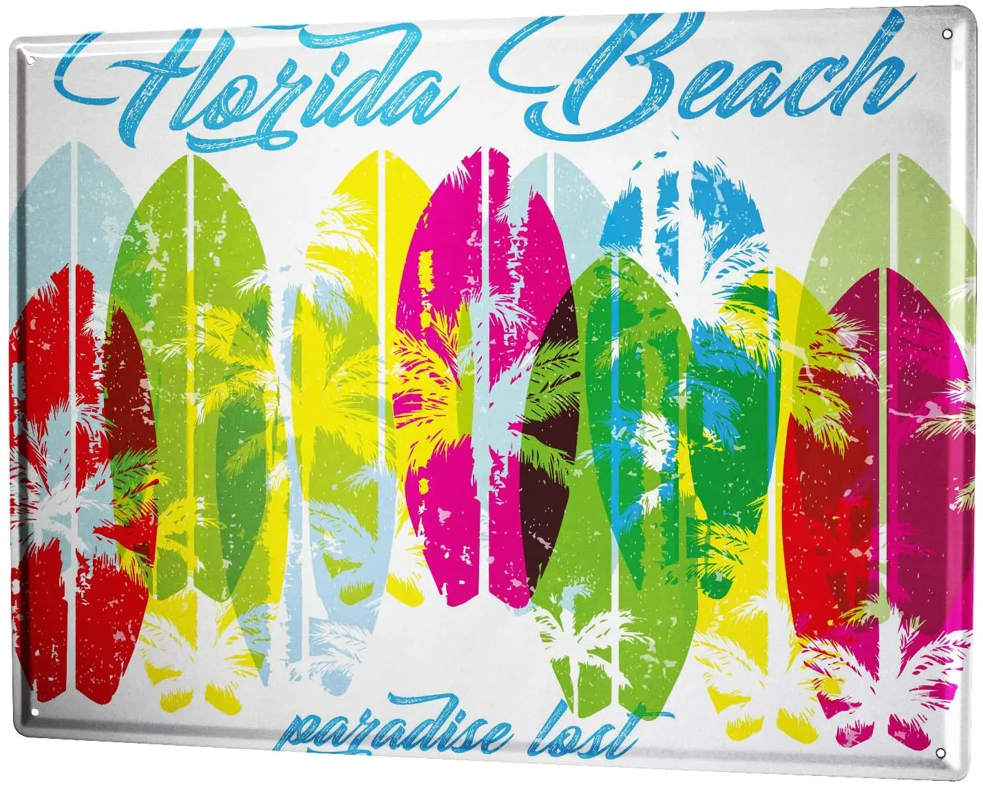 

SINCE 2004 Tin Shield Adventurers Florida Beach Paradise Lost