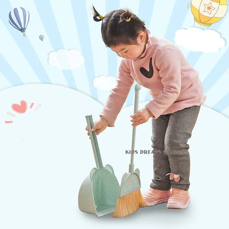 Mini juguetes de simulación Montessori, escoba de juego, creatividad, habilidad de exploración, Casa Bonita, juguetes de aprendizaje para guardería