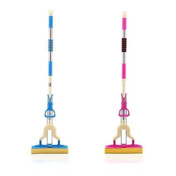 

Tuba Collodion Cotton Water Uptake Rolling Wheel Mop Dawdler Avoid Hand Wash Sponge Mop Land Wring Water Mop