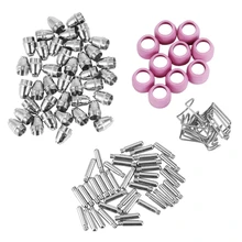 Kit d'électrode de découpe Plasma 60A AG60 SG55, 100 pièces, torche à Plasma, Kit de découpe de consommables