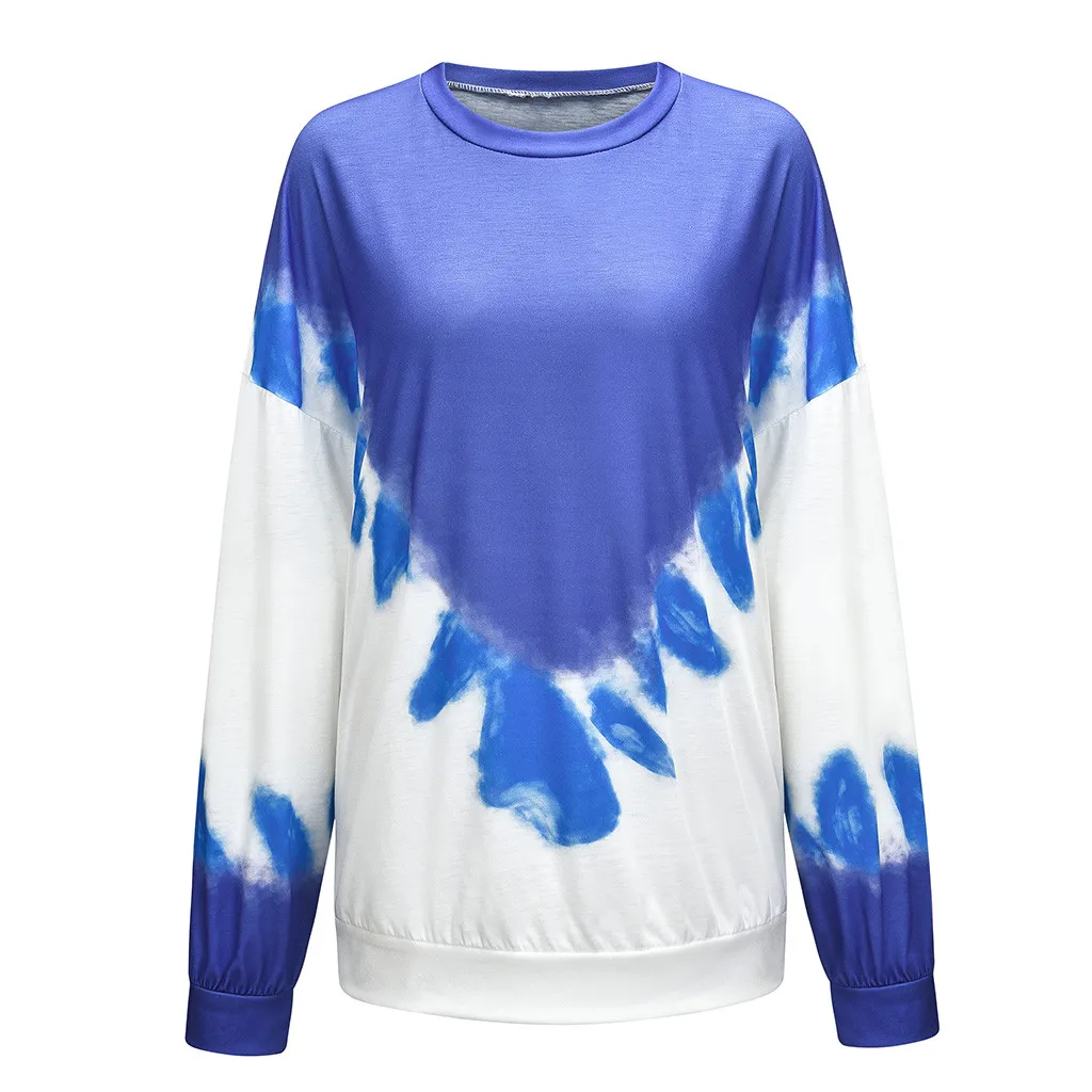 Женская толстовка с длинным рукавом в стиле ретро худи круглым вырезом Осенний