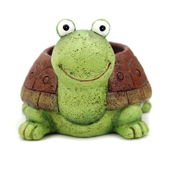 

Resin Turtle Succulent Planter Pot Cactus Flower Pot Micro Landscape Tray Home decoration flower pot BV789