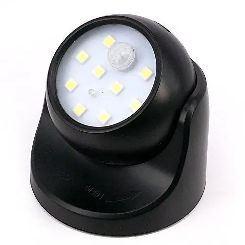 Manufacturers Direct Selling LED Double Sensing Light Control Human Body Sensing Energy-saving Lamps 360-Degree Rotating Automat