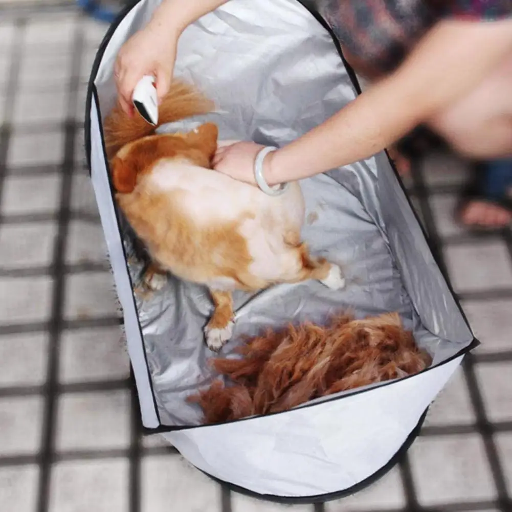 Accesorios de almacenamiento para el hogar, plegable, para perros, gatos, cizallamiento, babero, herramienta contenedora, Organizador