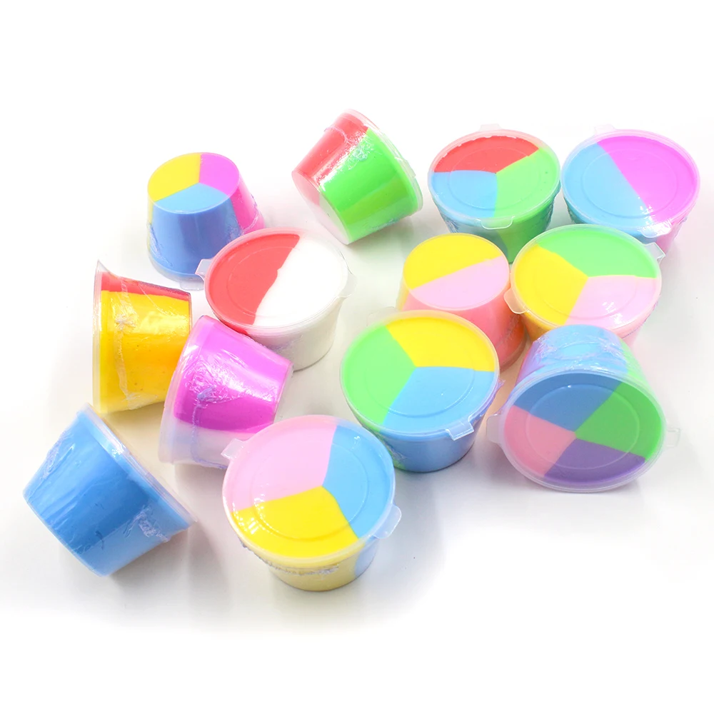 Пушистый слизи игрушки шпатлевка мягкая глина светильник Playdough Lizun поставки слаймов талисманы Пластилин резинка Полимерная глина антистресс 30 г