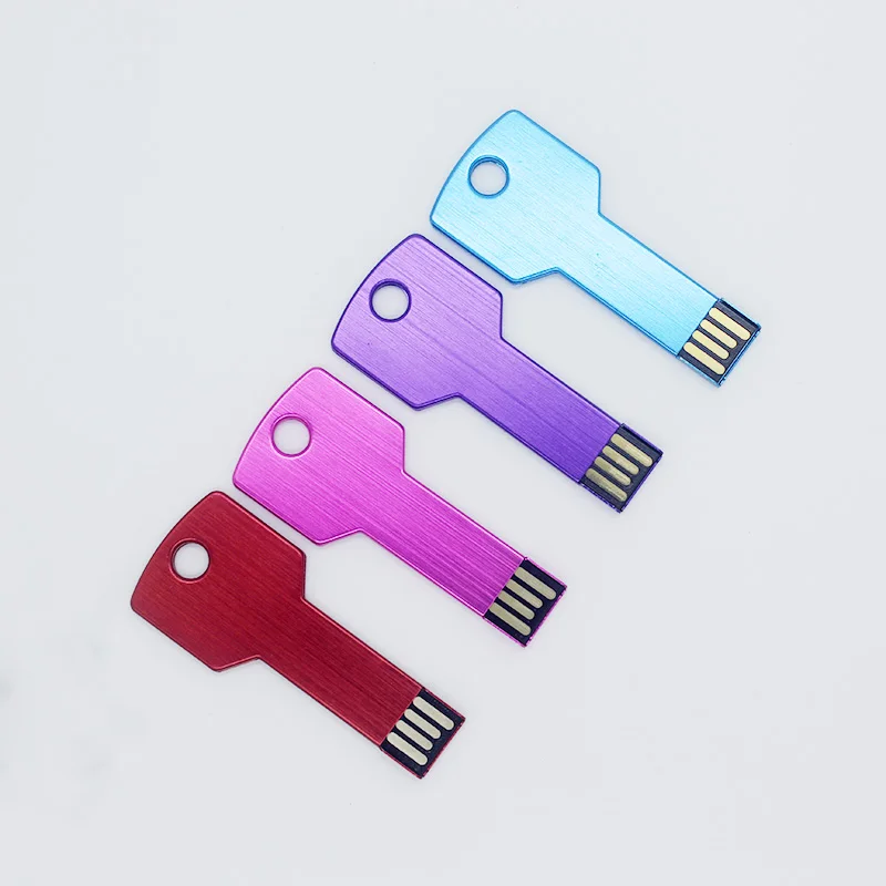 미니 키 모양 USB 플래시 드라이브 64 기가 바이트 32 기가 바이트 16 기가 바이트 8 기가 바이트 USB 스틱 2.0 USB 메모리 로고 사용자 정의 로고