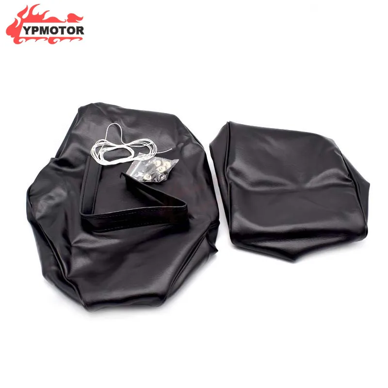 Motorcycle Seat Covers VLX 400 PU Leather Motorcycle Seat Cover Cushion Guard Protection Waterproof Replacement Repair For Honda Steed 400 VLX400
