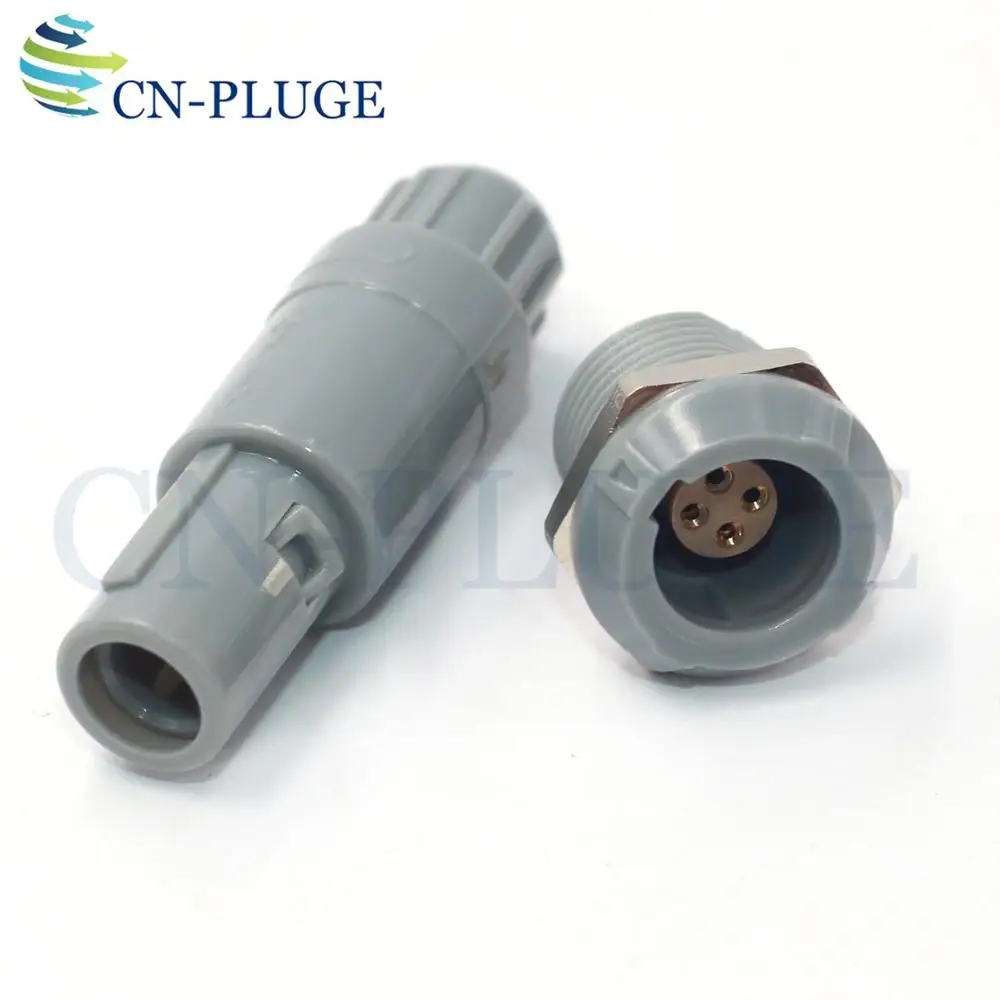 M14 PAG/PLG 4-контактный пластиковый разъем самоблокирующийся медицинские аксессуары