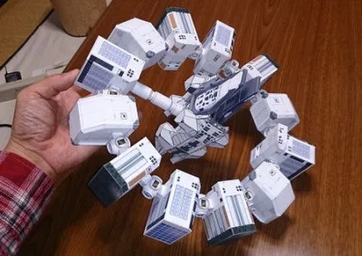 3D бумажная модель для самостоятельной сборки с изображением межзвездного Креста