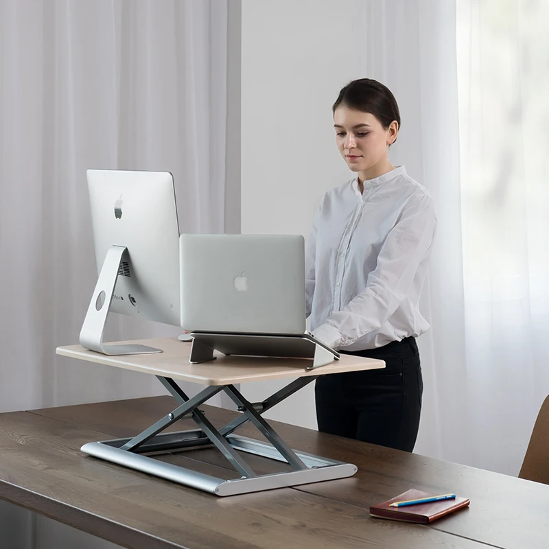 Hyvarwey ID-30 Aluminum Easy Up Height Adjust Sit Stand Desk Riser Foldable Laptop Desk Monitor Holder Stand With Keyboard Tray 21 Hyvarwey ID-30 Aluminum Easy Up Height Adjust Sit Stand Desk Riser Foldable Laptop Desk Monitor Holder Stand With Keyboard Tray 15