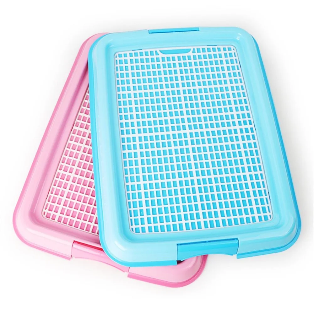 

Pet Dog Mesh Dog Toilet Pee Pad Tray Cat Mat Pet Potty Toilet Puppy Pee Training Clean Toilet for dogs Resin Pet Puuy Pad