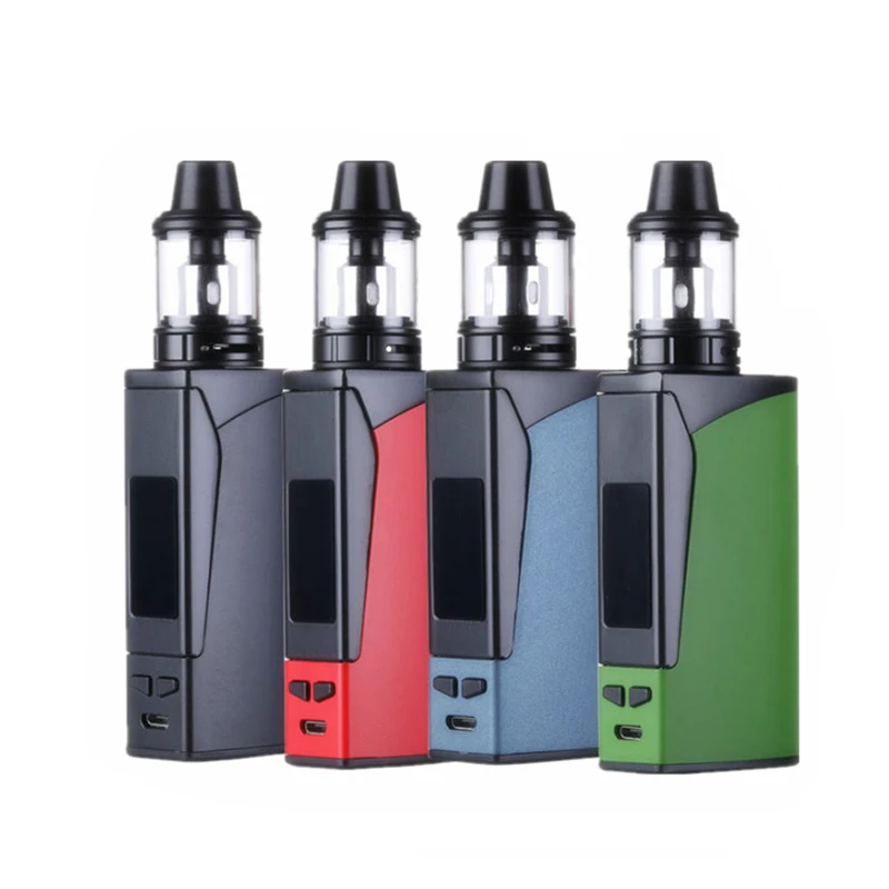 SUB TWO 100 W Vape комплект светодиодный экран с 3000 mah Bulit-in батарея испаритель мощное испарение электронная сигарета испаритель высокого качества