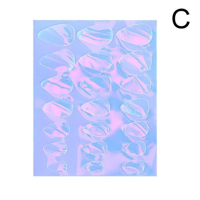 Ice Patch Nail Sticker Japanese Aurora Ice Sticker Decals Self Adhesive Nails Design Sticker Manicure Decoration